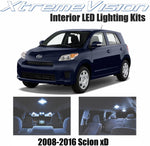 XtremeVision Interior LED for Scion xD 2008-2016 (4 Pieces) Cool White Interior LED Kit + Installation Tool