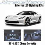 XtremeVision Interior LED for Chevrolet Corvette 2014-2017 (5 Pieces) Cool White Interior LED Kit + Installation Tool