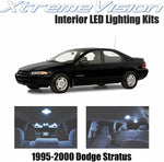 Xtremevision Interior LED for Dodge Stratus 1995-2000 (10 Pieces) Cool White Interior LED Kit + Installation Tool