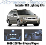 Xtremevision Interior LED for Ford Focus Wagon 2000-2007 (4 Pieces) Cool White Interior LED Kit + Installation Tool