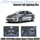 Xtremevision Interior LED for Mercedes-Benz C Class W204 2008-2013 (13 Pieces) Cool White Interior LED Kit + Installation Tool
