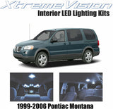 Xtremevision Interior LED for Pontiac Montana 1999-2006 (10 Pieces) Cool White Interior LED Kit + Installation Tool