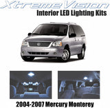 Xtremevision Interior LED for Mercury Monterey 2004-2007 (11 Pieces) Cool White Interior LED Kit + Installation Tool