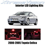 XtremeVision Car Interior LED for Toyota Celica 2000-2005 (4 Pieces) Red Interior Light