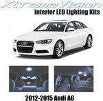 XtremeVision LED for Audi A6 2012-2015 (9 Pieces) Cool White Premium Interior LED Kit Package + Installation Tool