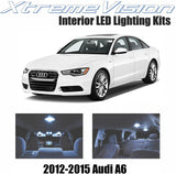 XtremeVision LED for Audi A6 2012-2015 (9 Pieces) Cool White Premium Interior LED Kit Package + Installation Tool
