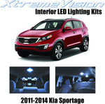 XtremeVision Interior LED for KIA Sportage 2010-2014 (3 Pieces) Cool White Interior LED Kit + Installation Tool