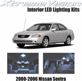 XtremeVision Interior LED for Nissan Sentra 2000-2006 (3 Pieces) Cool White Interior LED Kit + Installation Tool