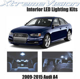 XtremeVision LED for Audi A4 2009-2015 (13 Pieces) Cool White Premium Interior LED Kit Package + Installation Tool