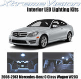 Xtremevision Interior LED for Mercedes-Benz C Class Wagon W203 2008-2013 (15 Pieces)