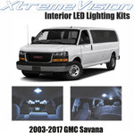 Xtremevision Interior LED for GMC Savana 2003-2017 (10 Pieces)