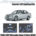 Xtremevision Interior LED for Mercedes-Benz C Class W203 2000-2007 (14 Pieces) Cool White Interior LED Kit + Installation Tool