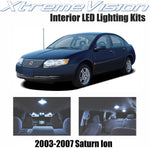 XtremeVision Interior LED for Saturn Ion 2003-2007 (4 Pieces) Cool White Interior LED Kit + Installation Tool