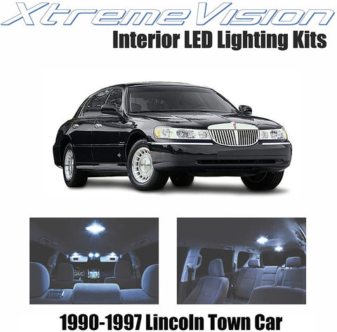 XtremeVision Interior LED for Lincoln Town Car 1990-1997 (10 Pieces)
