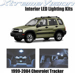 Xtremevision Interior LED for Chevrolet Tracker 1999-2004 (5 Pieces) Cool White Interior LED Kit + Installation Tool