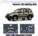Xtremevision Interior LED for Chevrolet Tracker 1999-2004 (5 Pieces) Cool White Interior LED Kit + Installation Tool