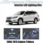 Xtremevision Interior LED for Subaru Tribeca 2006-2015 (6 Pieces) Cool White Interior LED Kit + Installation Tool