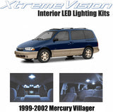 XtremeVision Interior LED for Mercury Villager 1999-2002 (9 Pieces) Cool White Interior LED Kit + Installation Tool