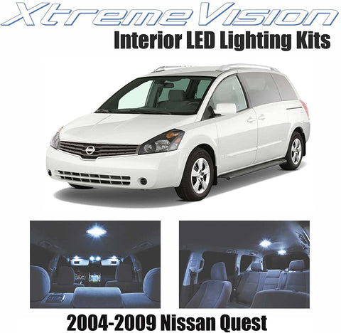 Xtremevision Interior LED for Nissan Quest 2004-2009 (11 Pieces)