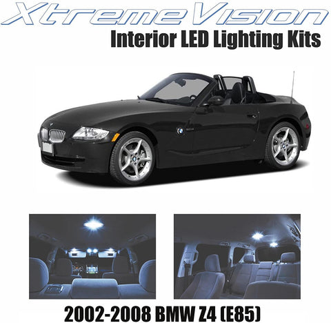 Xtremevision Interior LED for BMW Z4 (E85) 2002-2008 (5 Pieces) Cool White Interior LED Kit + Installation Tool