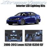 XtremeVision Interior LED for Lexus IS250 IS350 ISF 2006-2013 (14 Pieces) Cool W
