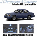 Xtremevision Interior LED for Mercury Grand Marquis 1992-1997 (8 Pieces)
