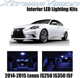 XtremeVision Interior LED for Lexus IS250 IS350 ISF 2014-2015 (11 pcs)