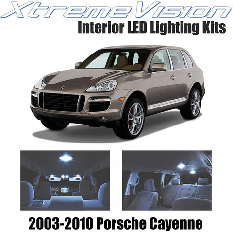 Xtremevision Interior LED for Porsche Cayenne 2003-2010 (21 Pieces) Cool White Interior LED Kit + Installation Tool