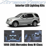XtremeVision Interior LED for Mercedes-Benz M-Class 1998-2005 (12 Pieces) Cool White Interior LED Kit + Installation Tool