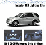 XtremeVision Interior LED for Mercedes-Benz M-Class 1998-2005 (12 Pieces) Cool White Interior LED Kit + Installation Tool